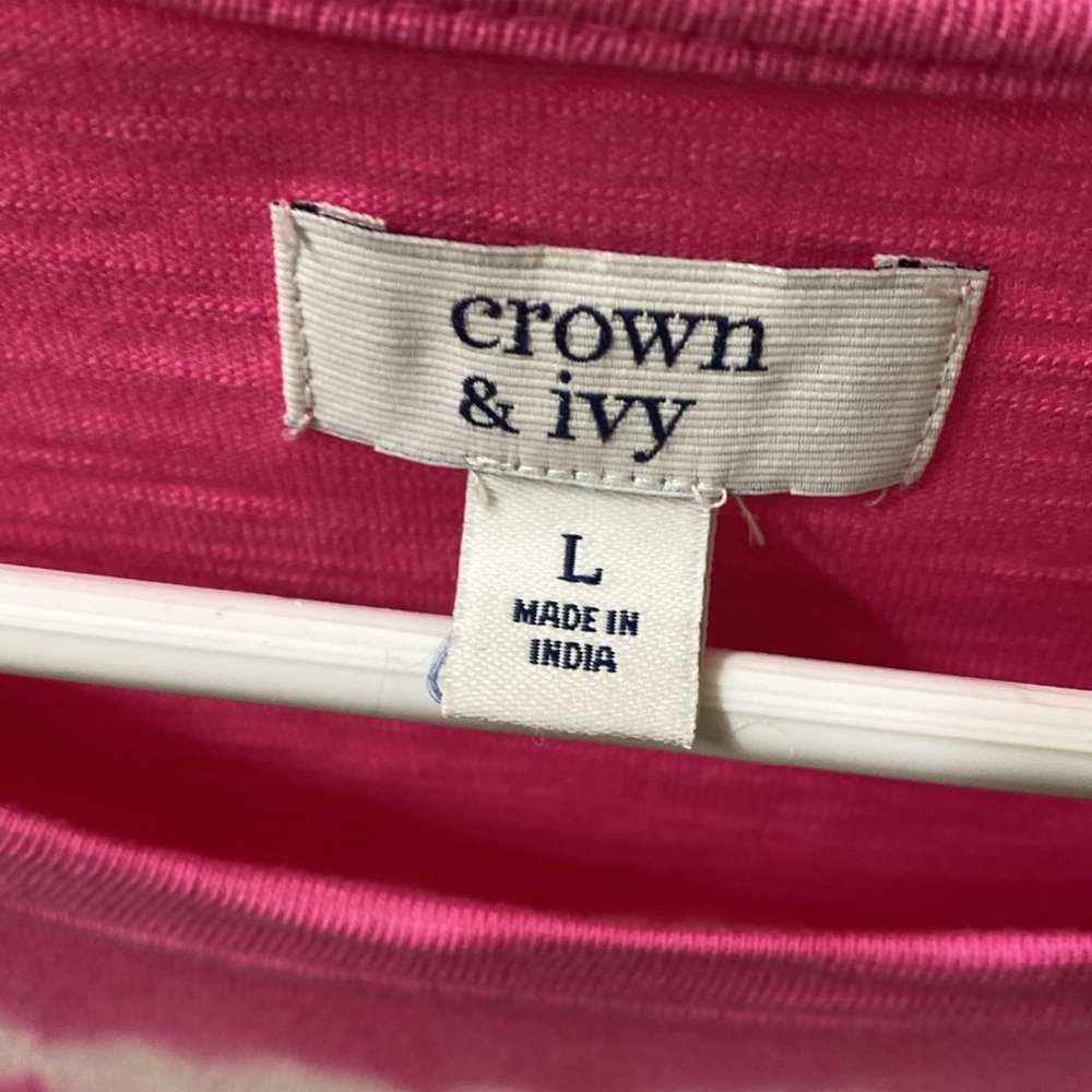 Crown and Ivy puffed sleeve t-shirt - Picture 2 of 7